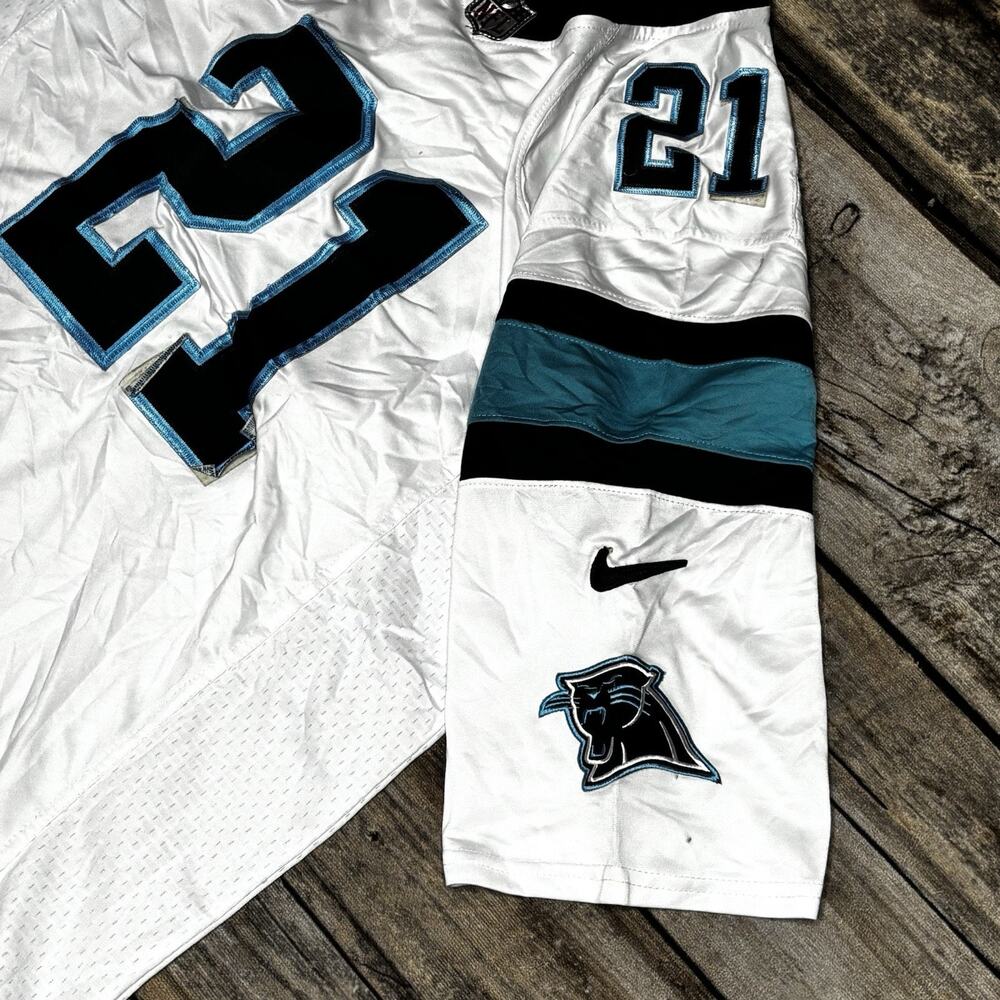 MENS Large - Nike NFL Carolina Panthers #21 Jeremy Chinn On Field Jersey - Picture 7 of 8
